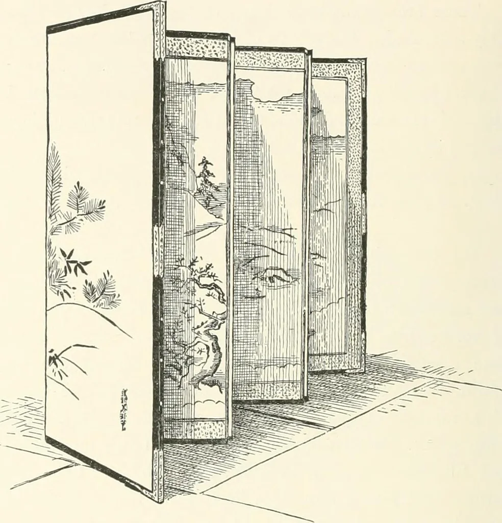 An illustration from Japanese homes and their surroundings, 1895, leaf 213