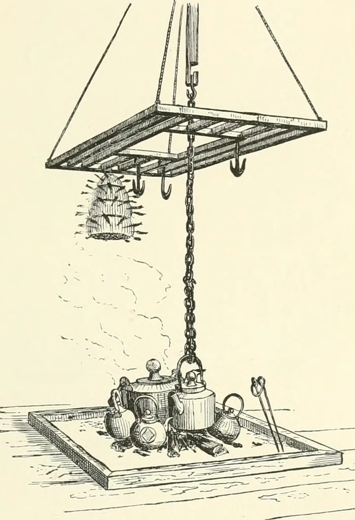 An illustration from Japanese homes and their surroundings, 1895, leaf 228