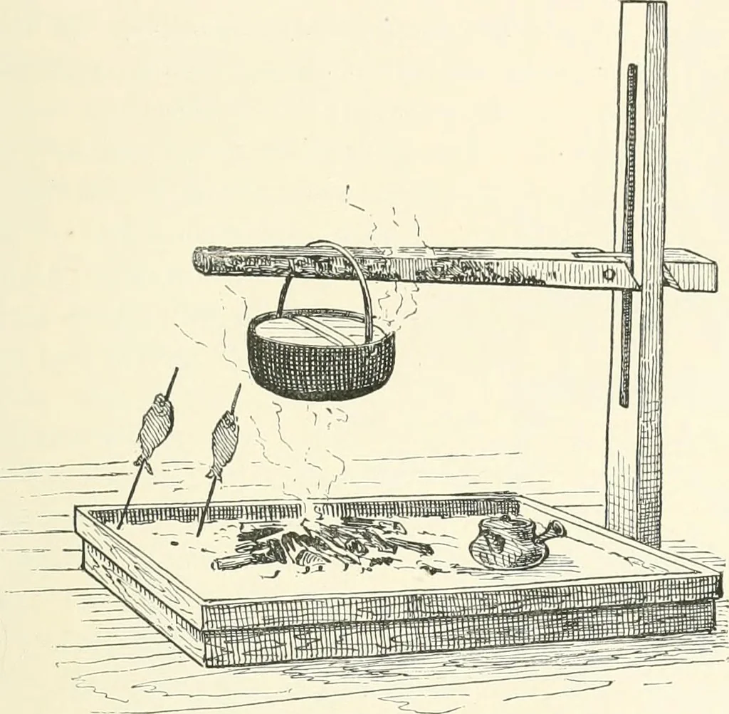 An illustration from Japanese homes and their surroundings, 1895, leaf 230