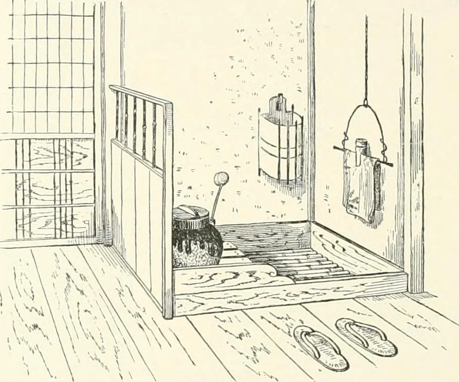 An illustration from Japanese homes and their surroundings, 1895, leaf 243