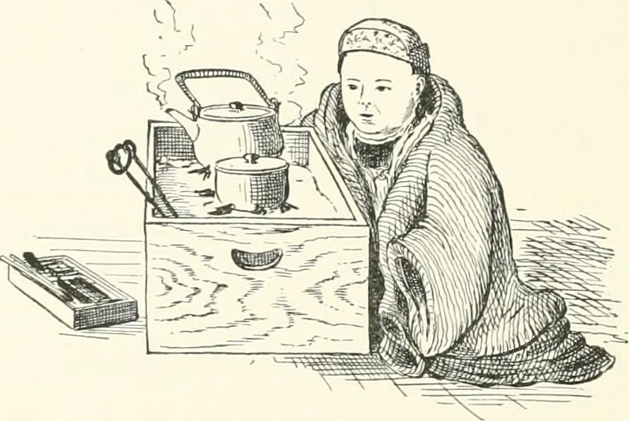 An illustration from Japanese homes and their surroundings, 1895, leaf 251