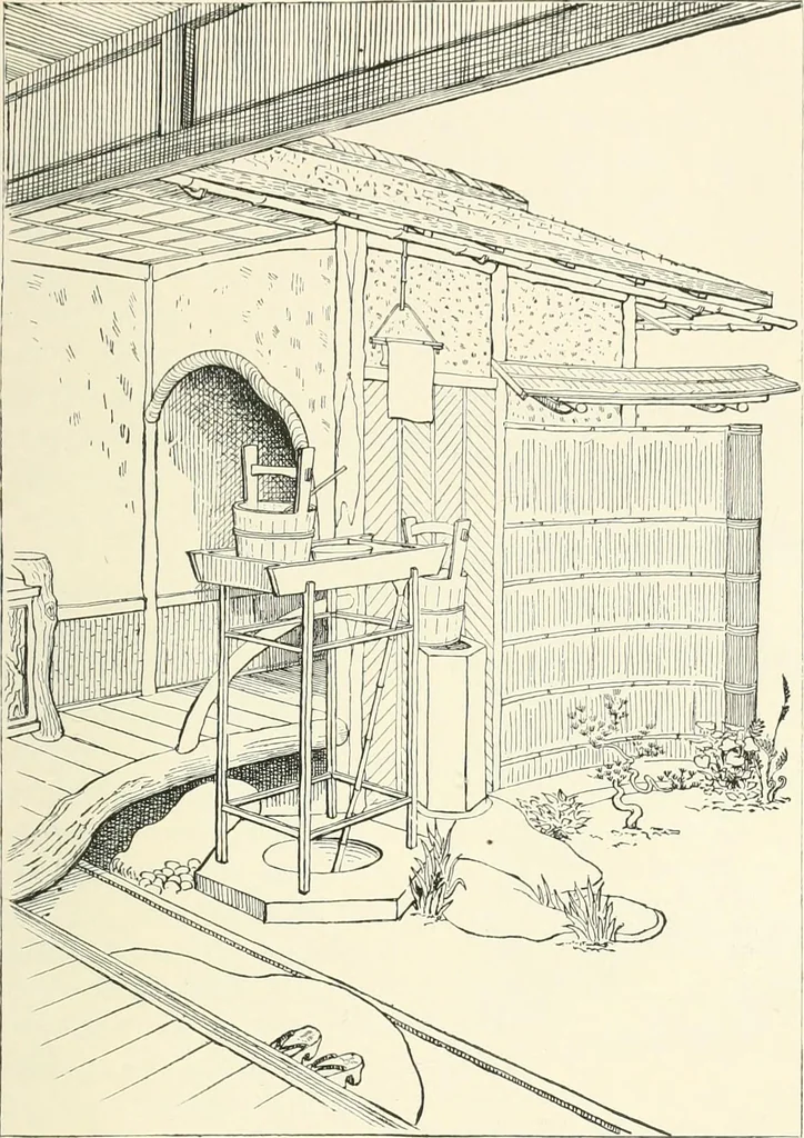 An illustration from Japanese homes and their surroundings, 1895, leaf 264