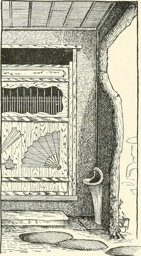 An illustration from Japanese homes and their surroundings, 1895, leaf 265