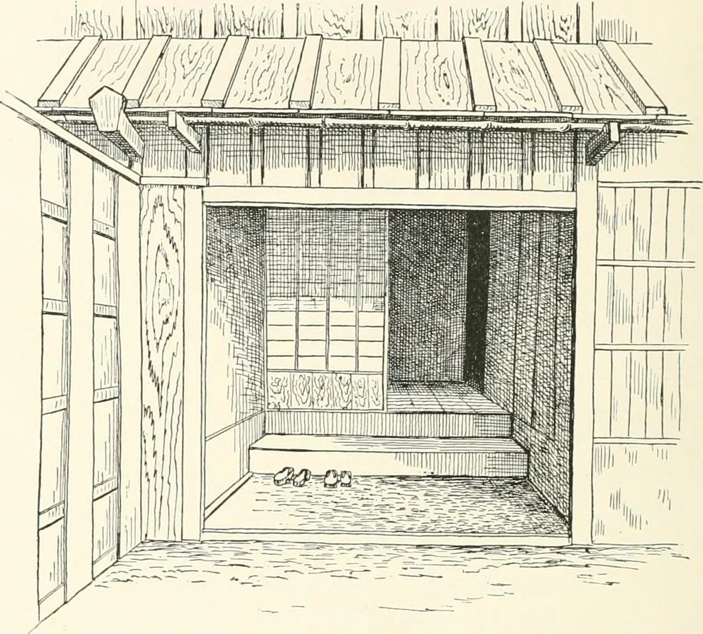 An illustration from Japanese homes and their surroundings, 1895, leaf 271