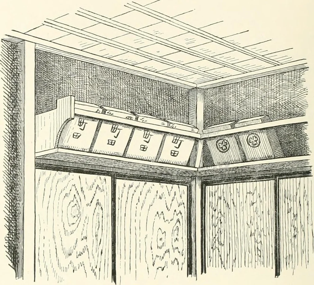 An illustration from Japanese homes and their surroundings, 1895, leaf 275