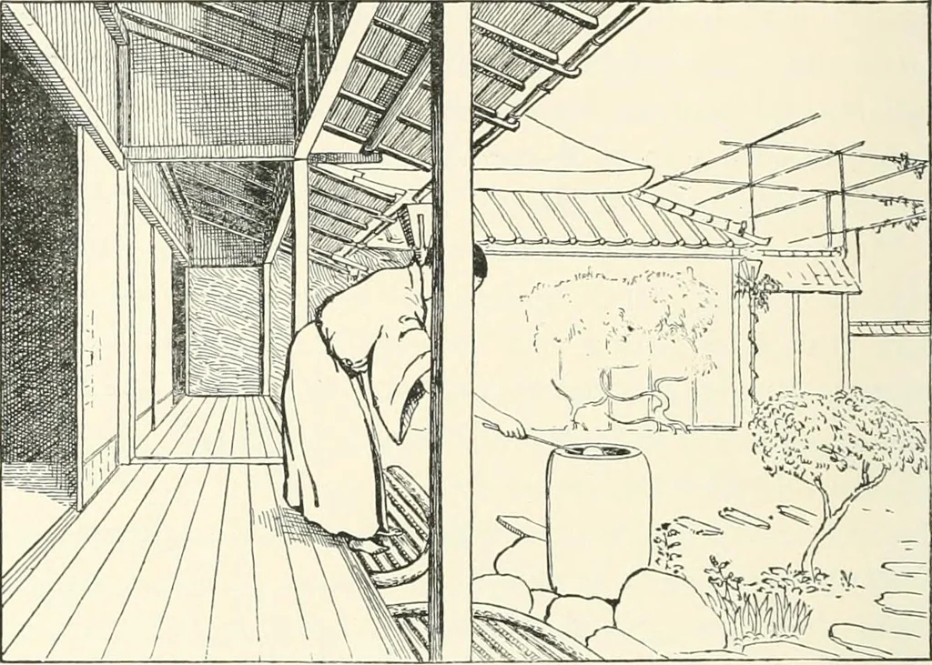 An illustration from Japanese homes and their surroundings, 1895, leaf 279