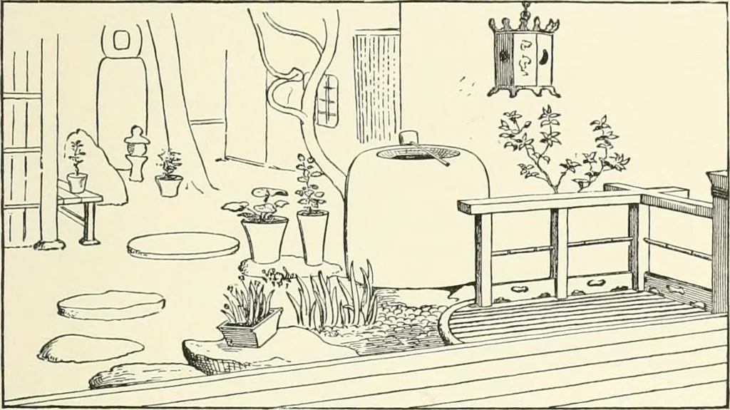 An illustration from Japanese homes and their surroundings, 1895, leaf 290