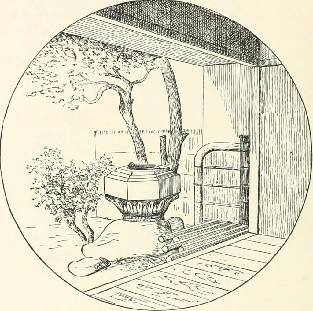 An illustration from Japanese homes and their surroundings, 1895, leaf 291