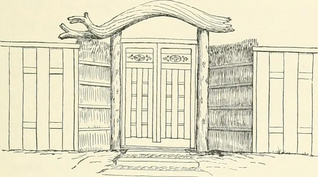 An illustration from Japanese homes and their surroundings, 1895, leaf 298