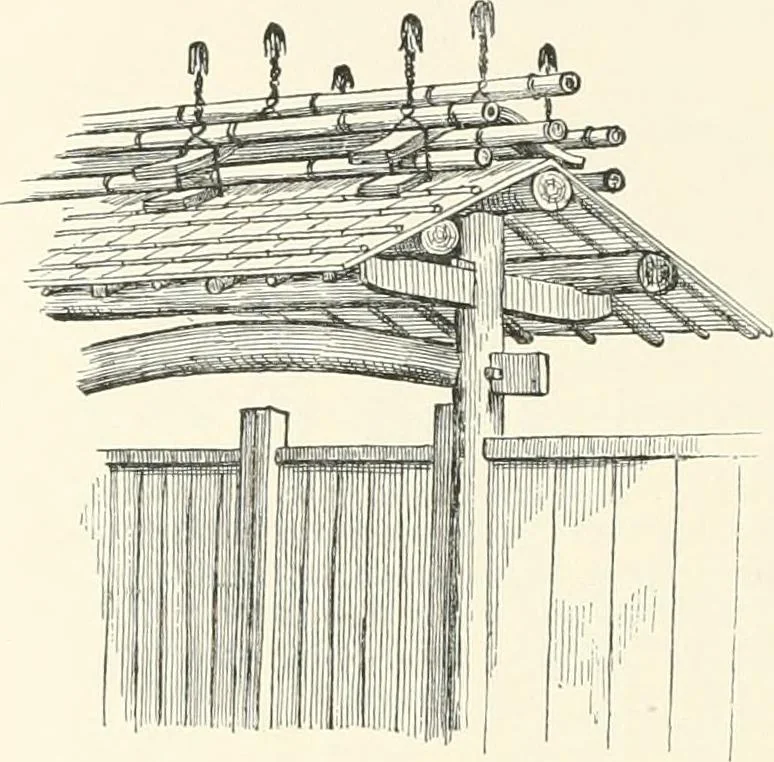 An illustration from Japanese homes and their surroundings, 1895, leaf 299