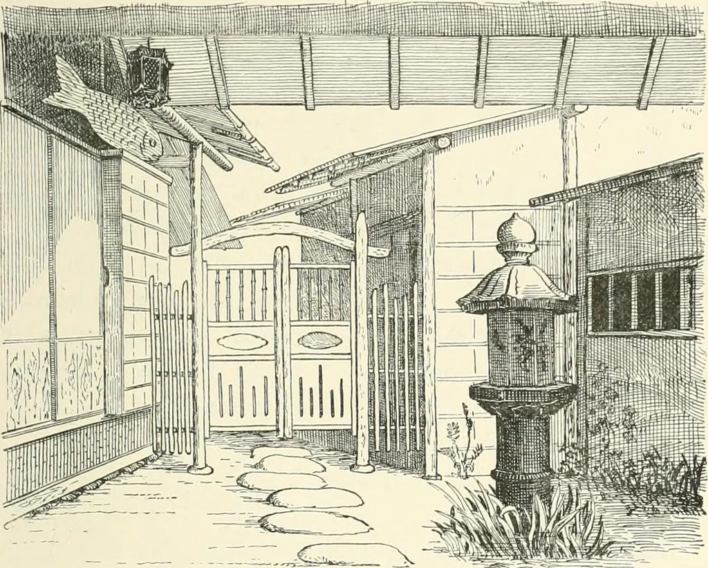 An illustration from Japanese homes and their surroundings, 1895, leaf 302