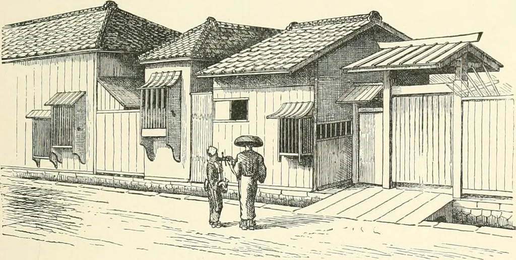 An illustration from Japanese homes and their surroundings, 1895, leaf 86