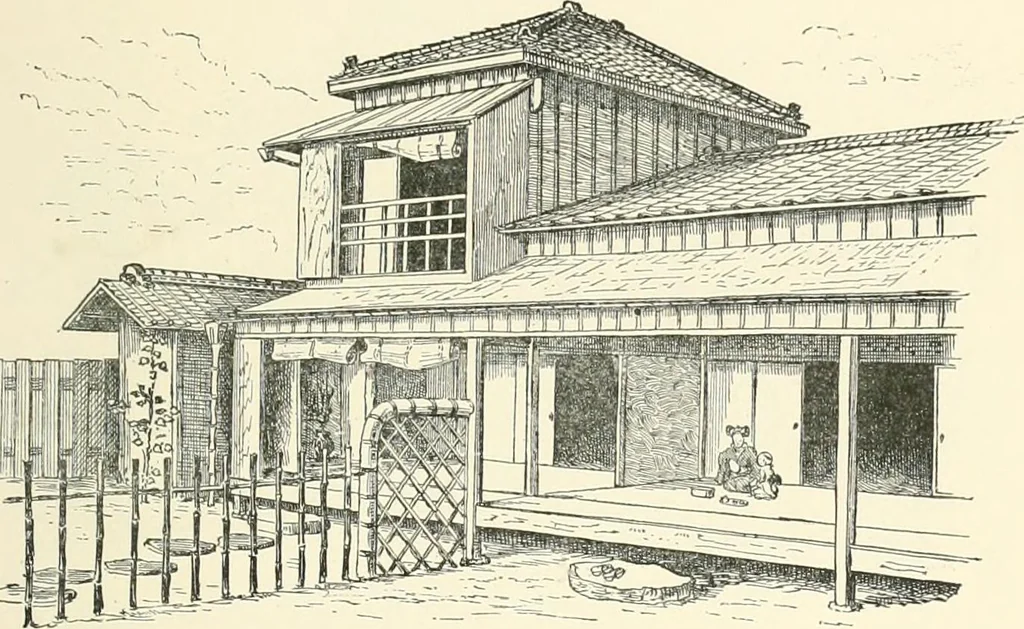 An illustration from Japanese homes and their surroundings, 1895, leaf 90