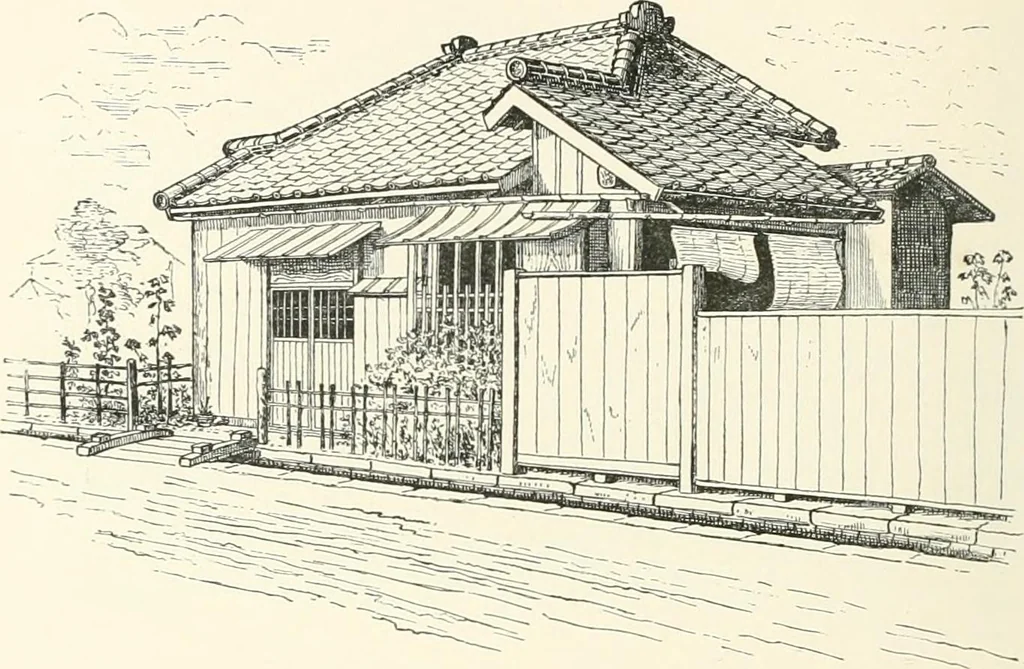 An illustration from Japanese homes and their surroundings, 1895, leaf 91