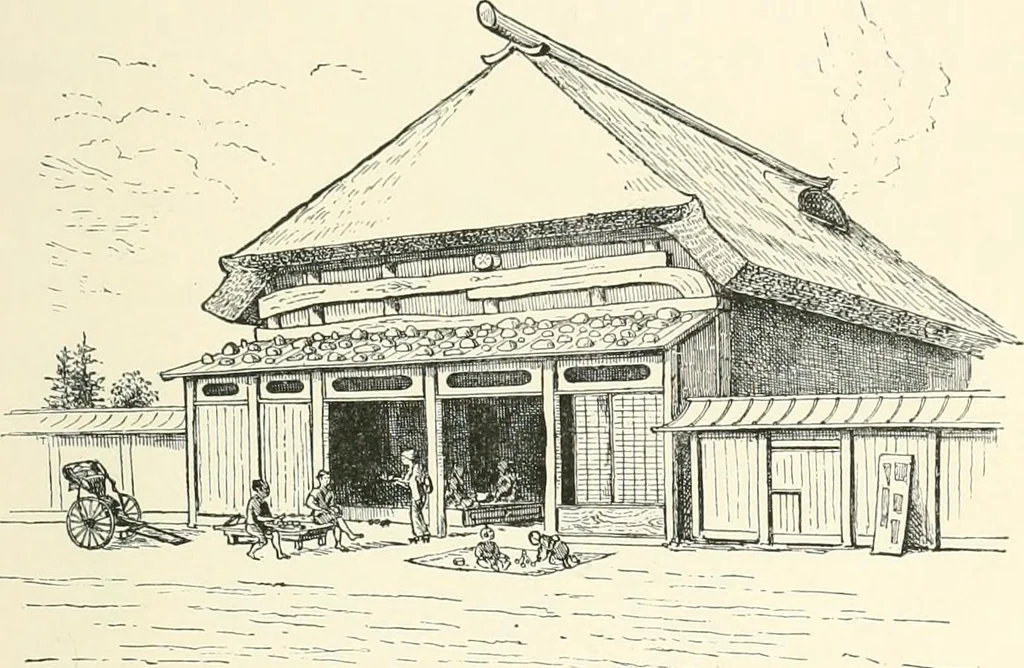 An illustration from Japanese homes and their surroundings, 1895, leaf 92
