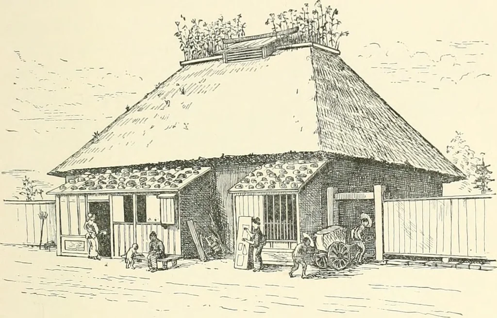 An illustration from Japanese homes and their surroundings, 1895, leaf 94