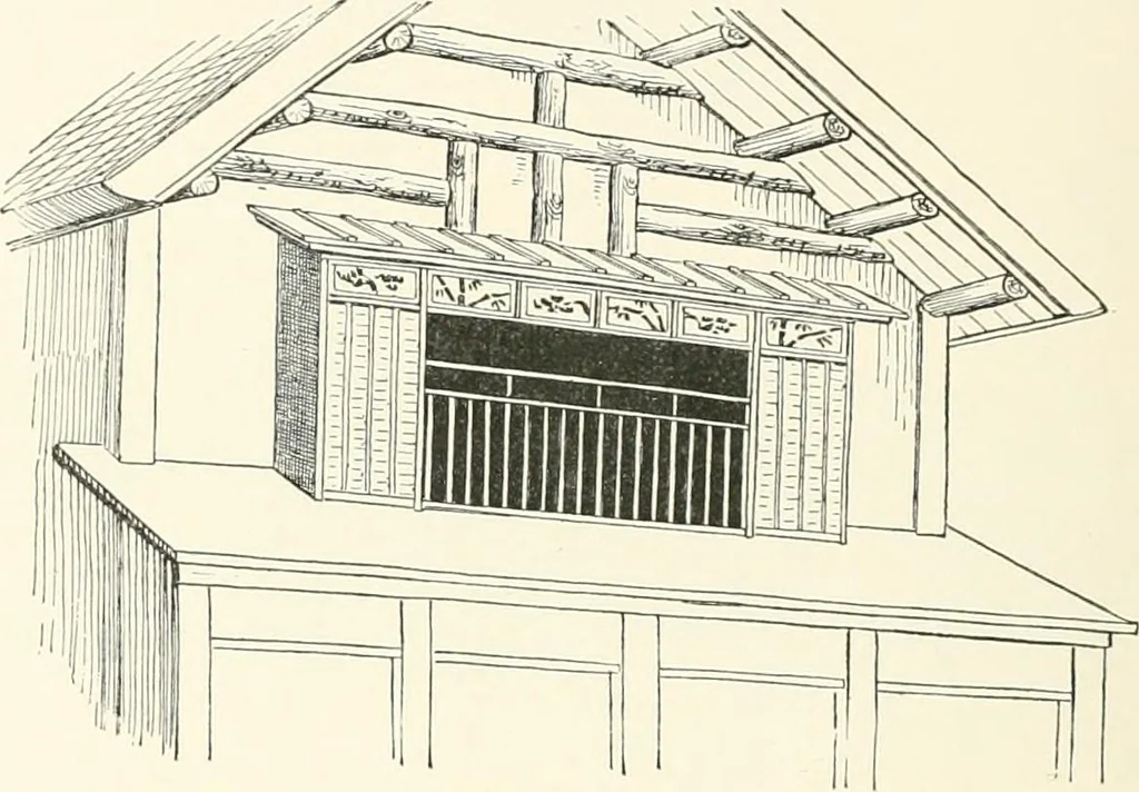 An illustration from Japanese homes and their surroundings, 1895, leaf 95