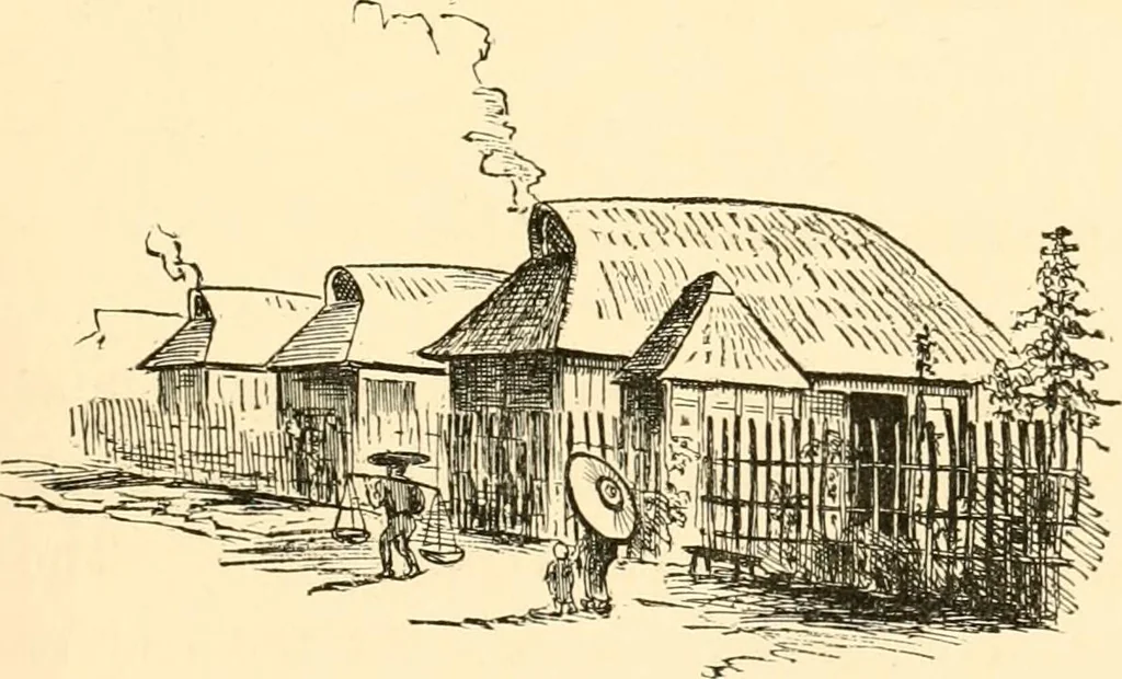 An illustration from Japanese homes and their surroundings, 1885, leaf 100