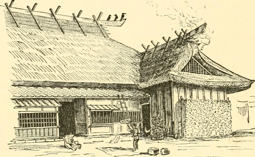 An illustration from Japanese homes and their surroundings, 1885, leaf 101