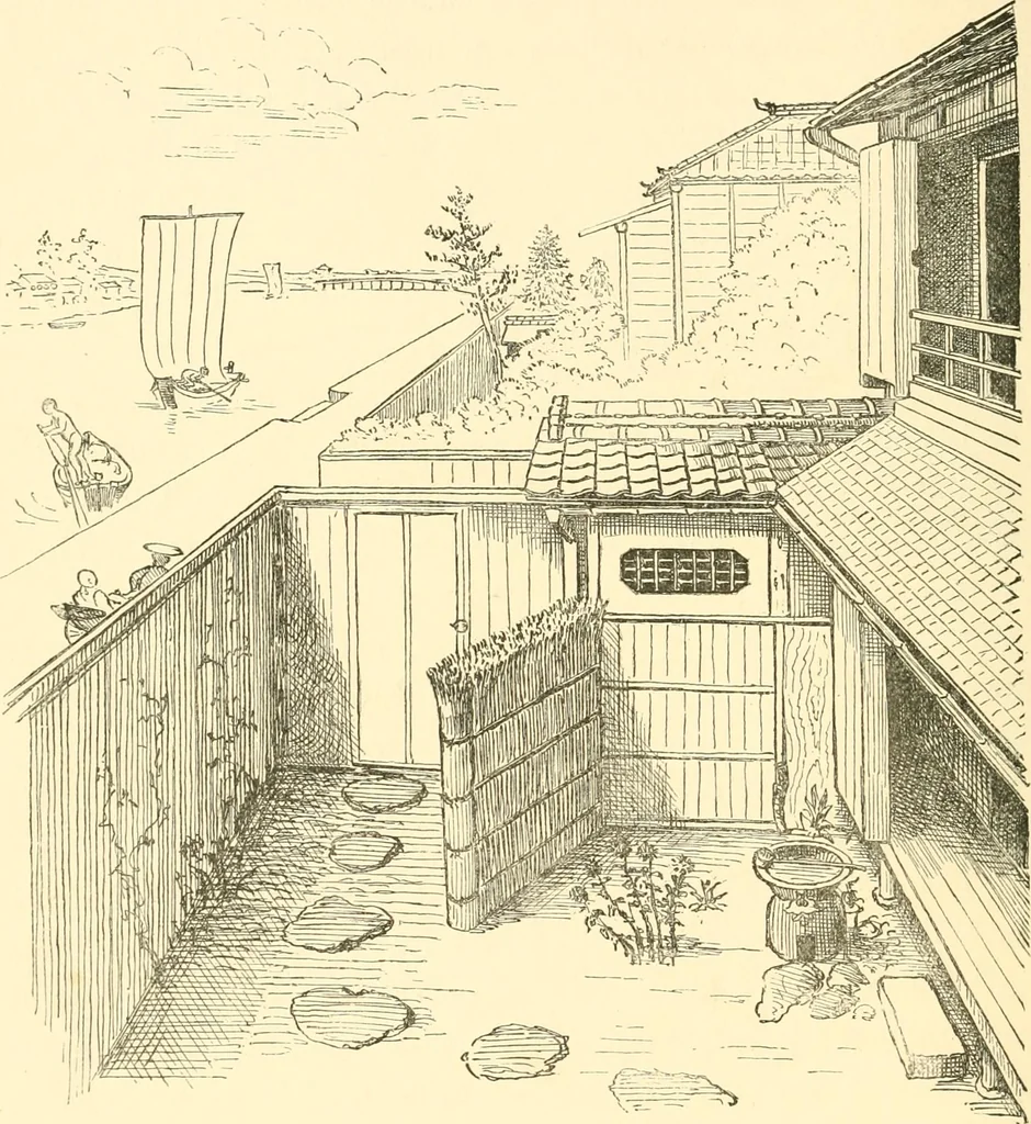 An illustration from Japanese homes and their surroundings, 1885, leaf 109