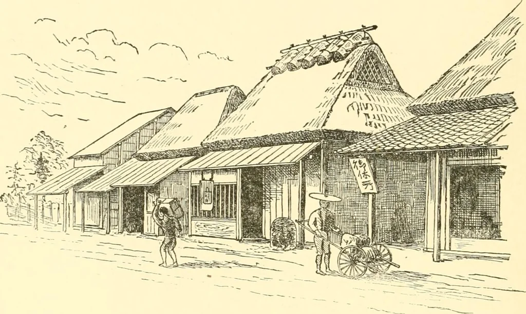 An illustration from Japanese homes and their surroundings, 1885, leaf 111