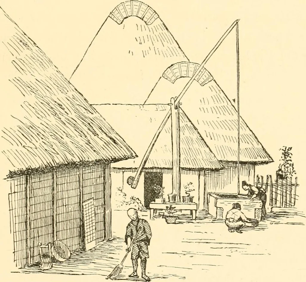 An illustration from Japanese homes and their surroundings, 1885, leaf 112