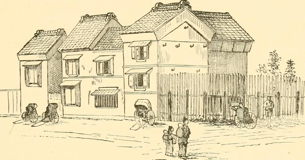 An illustration from Japanese homes and their surroundings, 1885, leaf 114
