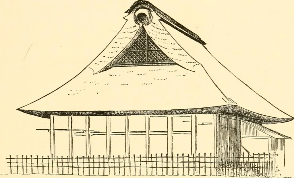 An illustration from Japanese homes and their surroundings, 1885, leaf 136