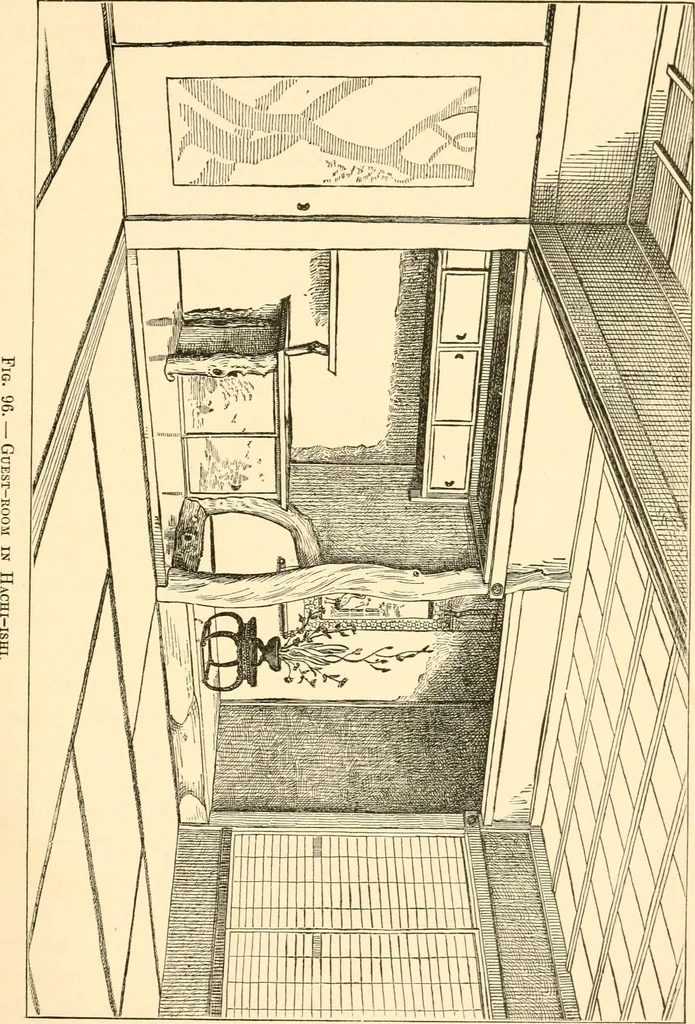 An illustration from Japanese homes and their surroundings, 1885, leaf 148