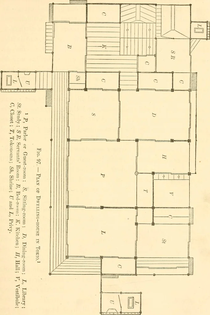 An illustration from Japanese homes and their surroundings, 1885, leaf 152