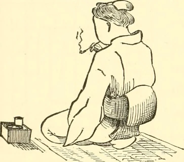 An illustration from Japanese homes and their surroundings, 1885, leaf 163