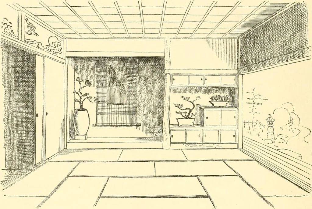 An illustration from Japanese homes and their surroundings, 1885, leaf 177