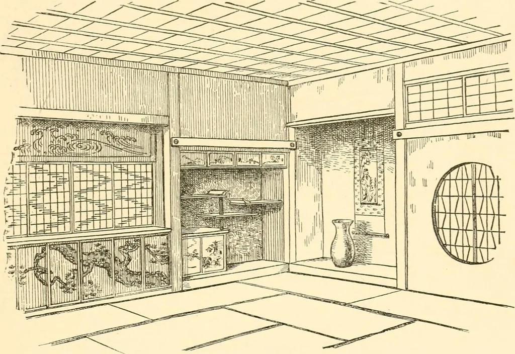 An illustration from Japanese homes and their surroundings, 1885, leaf 178