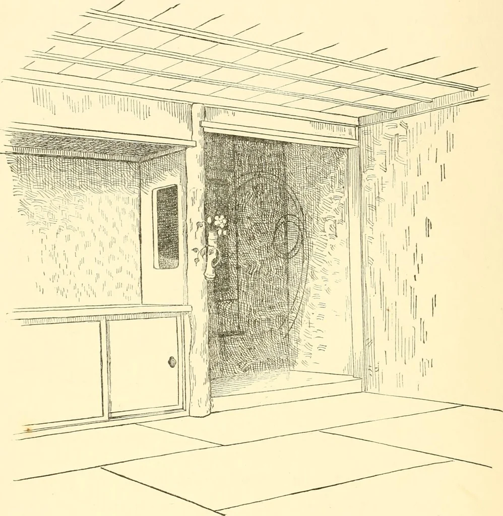 An illustration from Japanese homes and their surroundings, 1885, leaf 183