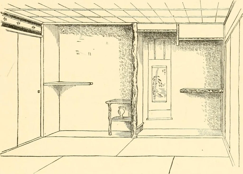 An illustration from Japanese homes and their surroundings, 1885, leaf 186