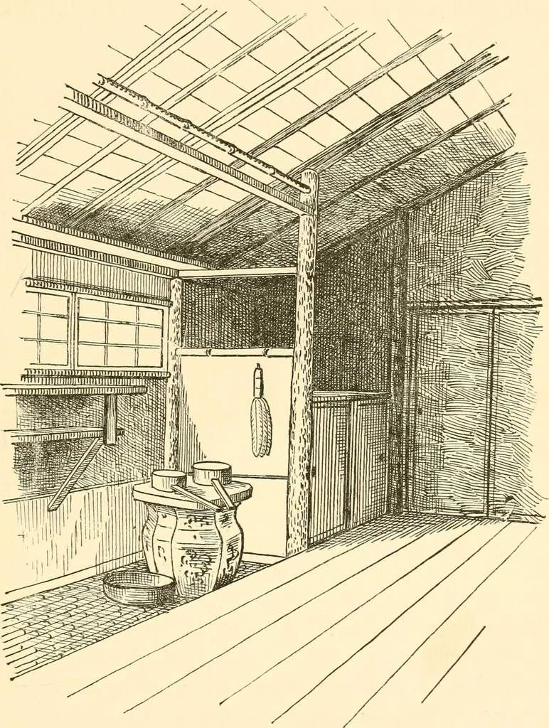 An illustration from Japanese homes and their surroundings, 1885, leaf 194