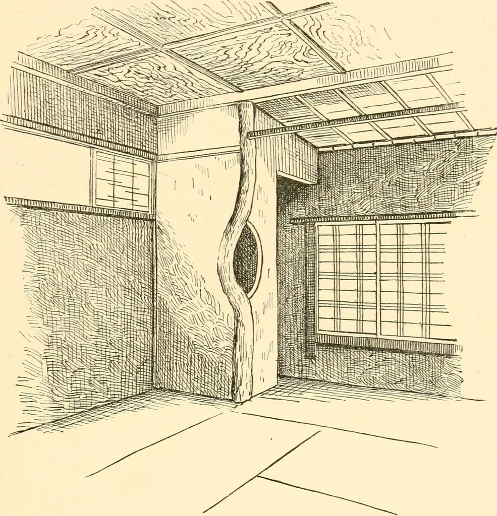 An illustration from Japanese homes and their surroundings, 1885, leaf 196