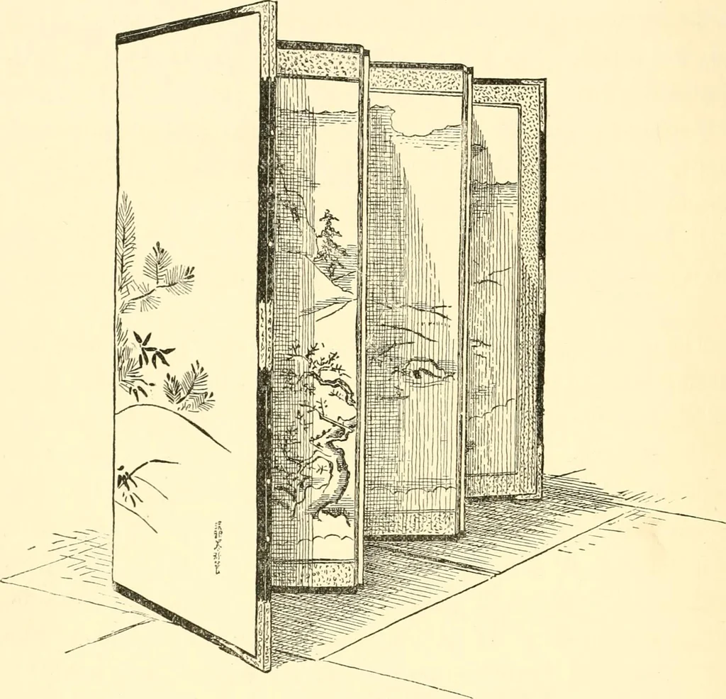 An illustration from Japanese homes and their surroundings, 1885, leaf 217