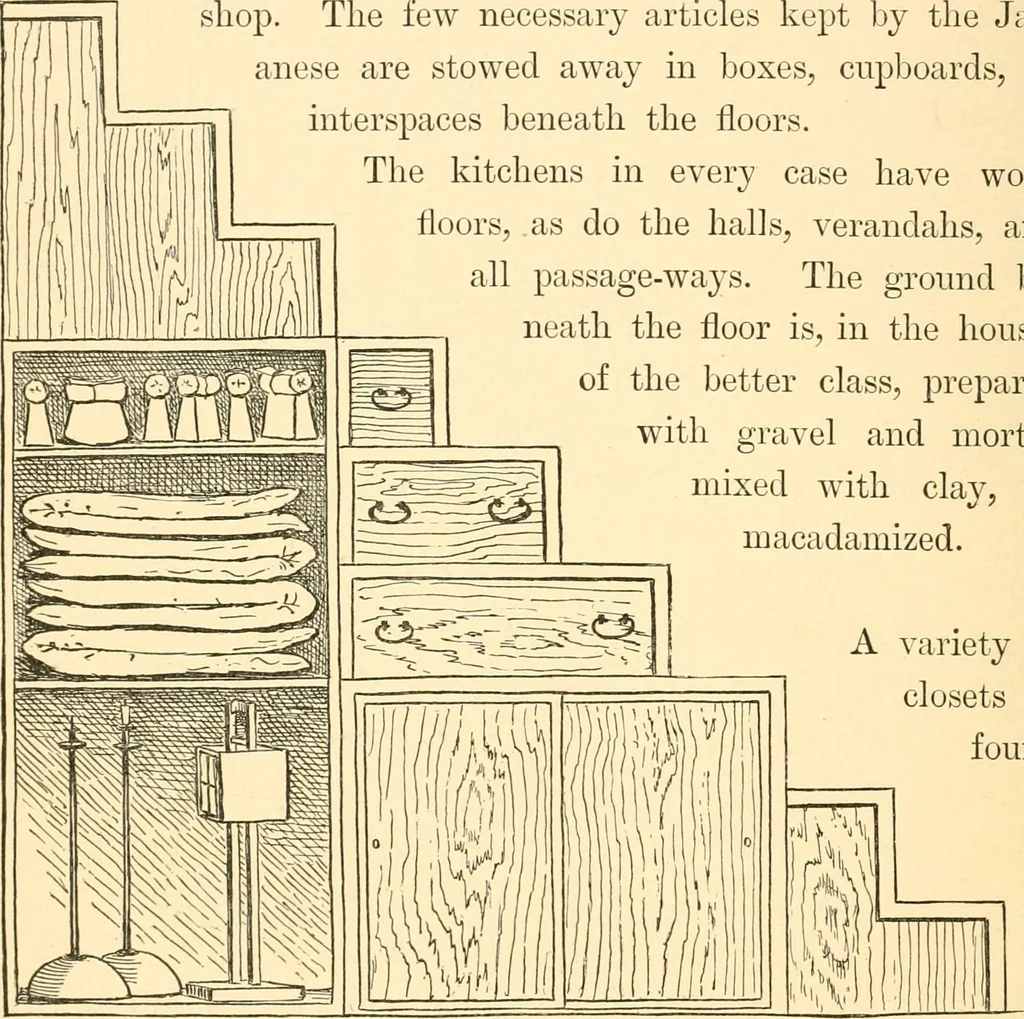 An illustration from Japanese homes and their surroundings, 1885, leaf 235
