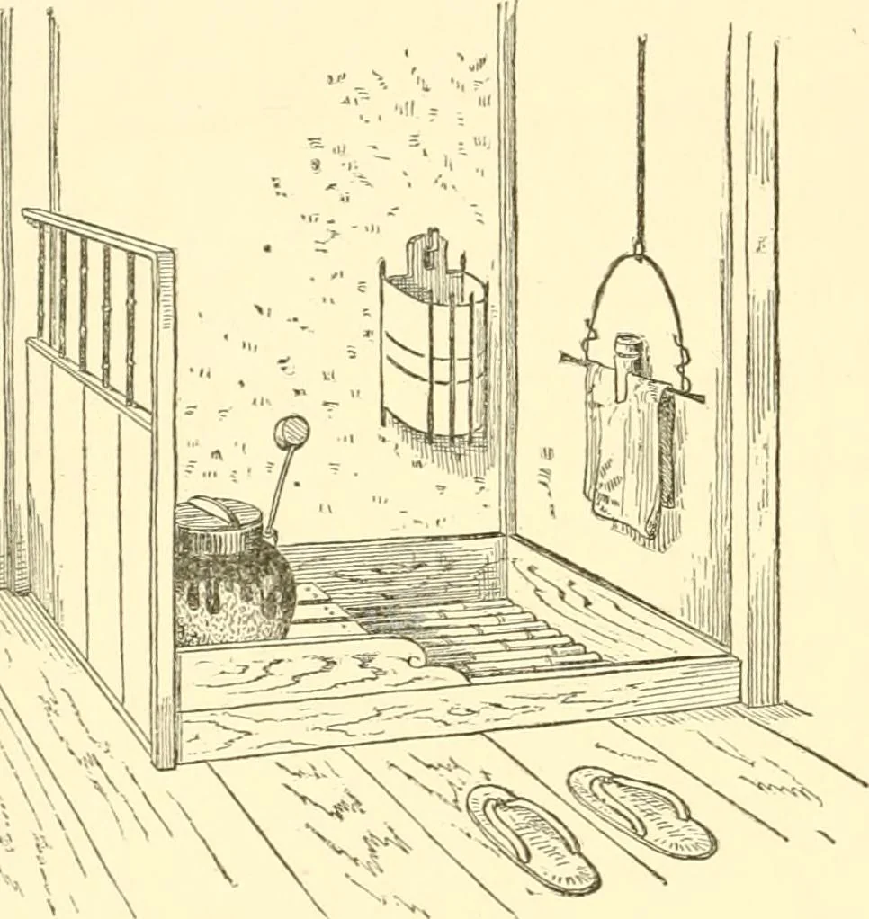 An illustration from Japanese homes and their surroundings, 1885, leaf 247
