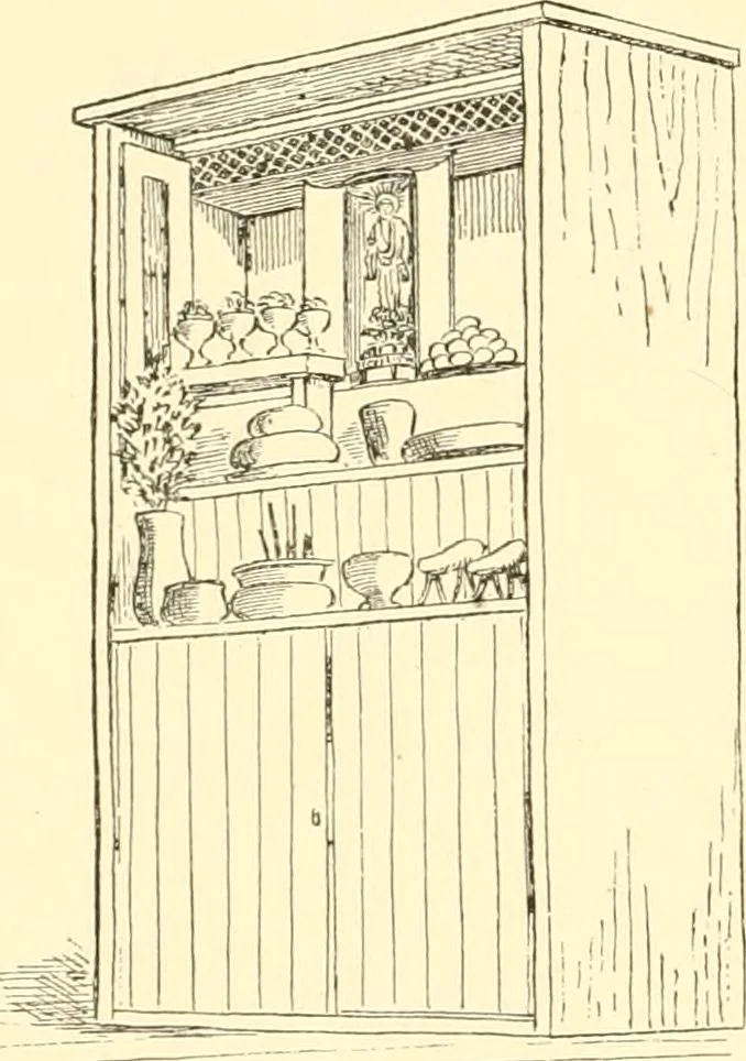 An illustration from Japanese homes and their surroundings, 1885, leaf 265