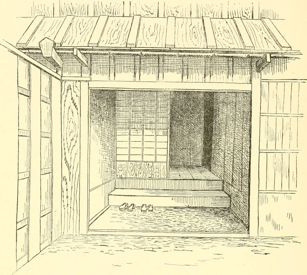 An illustration from Japanese homes and their surroundings, 1885, leaf 275