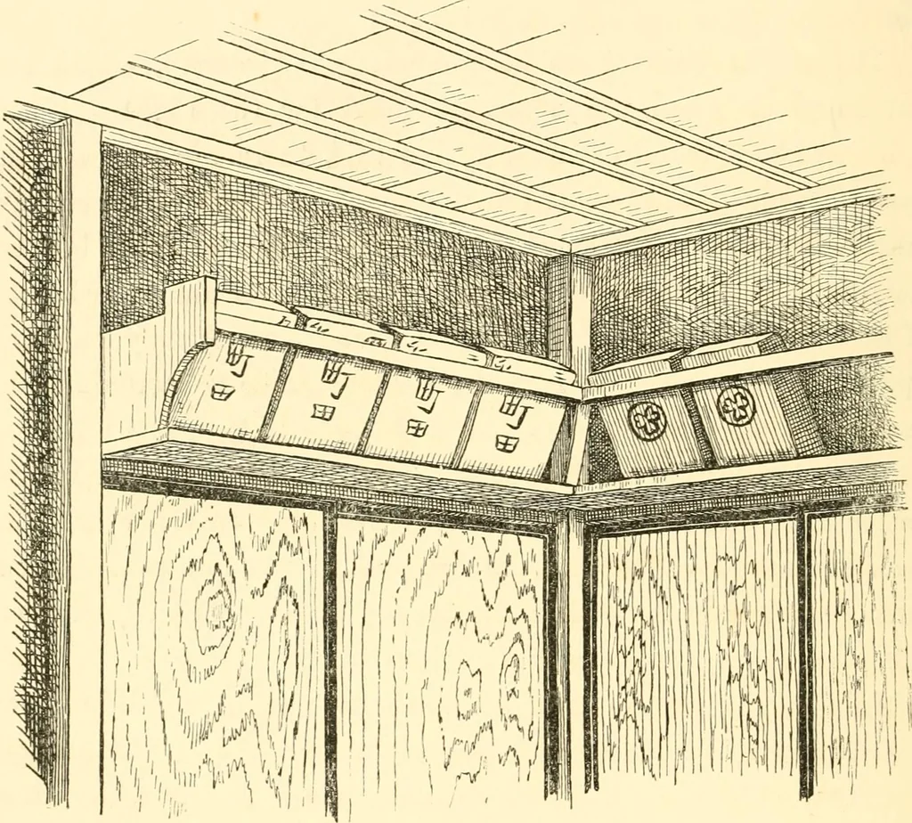 An illustration from Japanese homes and their surroundings, 1885, leaf 279
