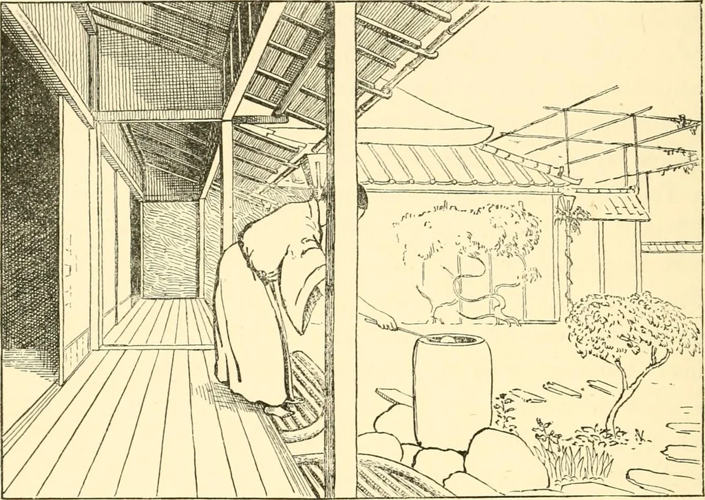 An illustration from Japanese homes and their surroundings, 1885, leaf 283