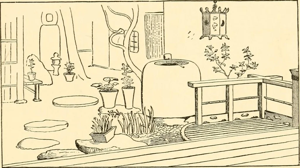 An illustration from Japanese homes and their surroundings, 1885, leaf 294