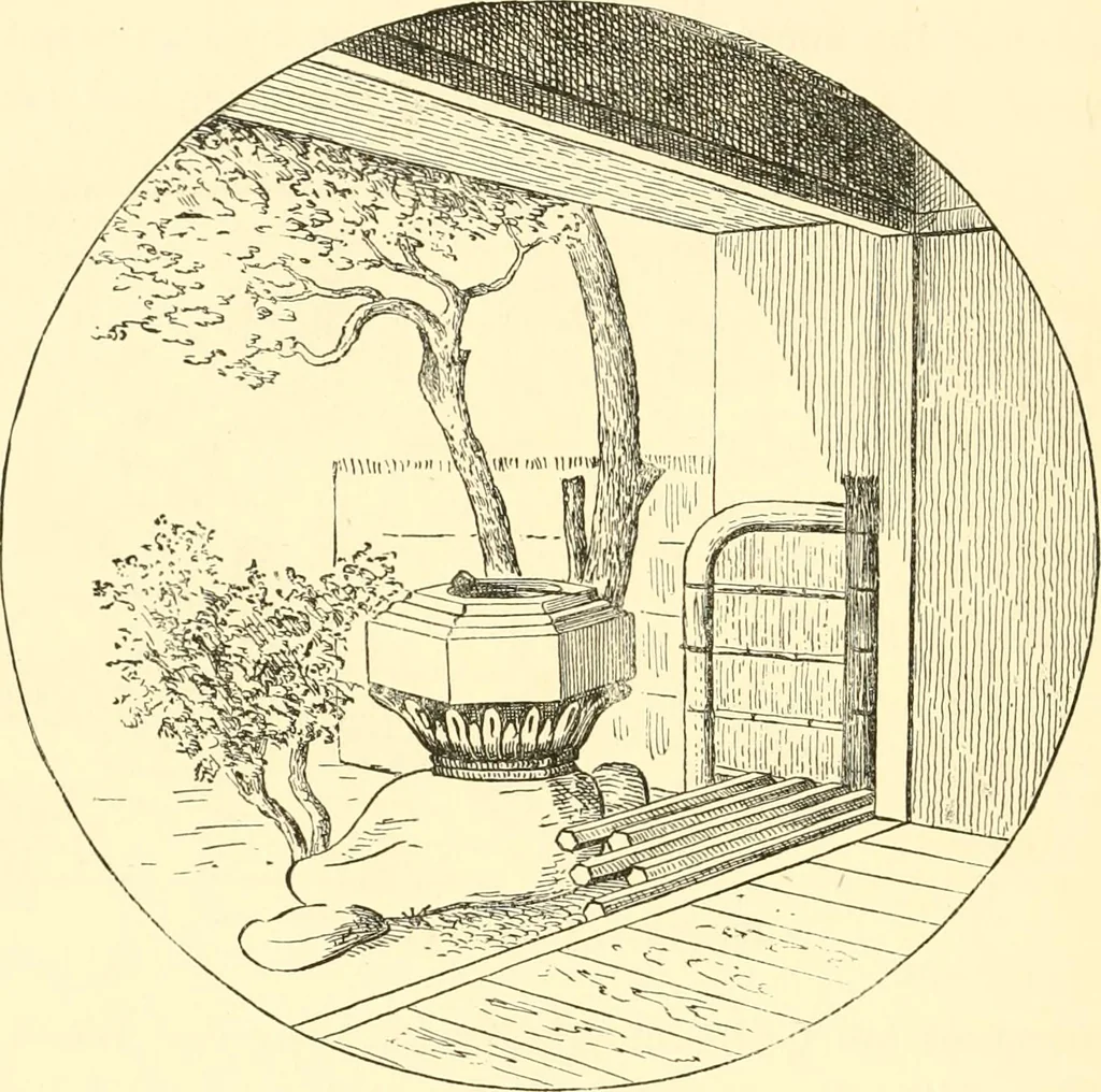 An illustration from Japanese homes and their surroundings, 1885, leaf 295