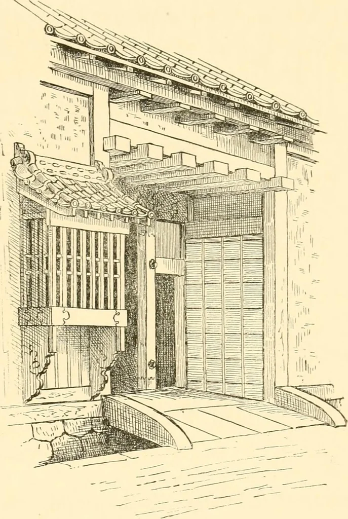 An illustration from Japanese homes and their surroundings, 1885, leaf 296