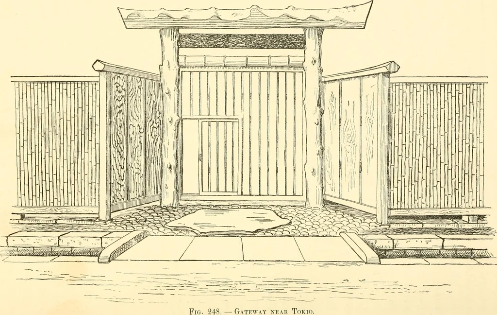 An illustration from Japanese homes and their surroundings, 1885, leaf 301