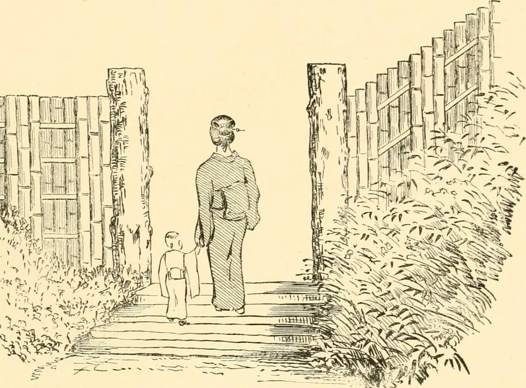 An illustration from Japanese homes and their surroundings, 1885, leaf 304