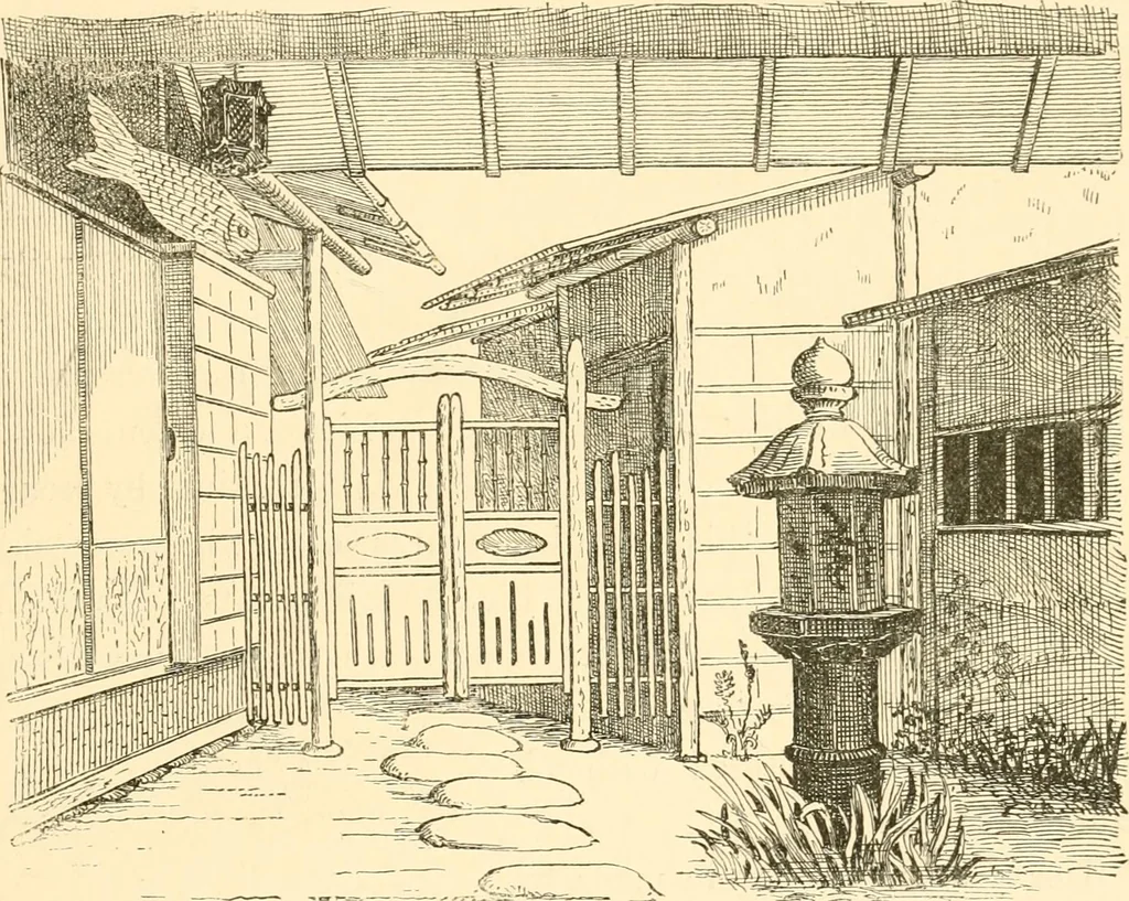An illustration from Japanese homes and their surroundings, 1885, leaf 306